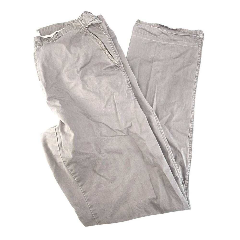 Calvin Klein Dylan Mens Casual Pants 32x34 Gray 100% Cotton Relaxed Fit Lightwei